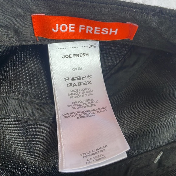 Flat Brim Wool Cap Joe Fresh NWT - Picture 4 of 6
